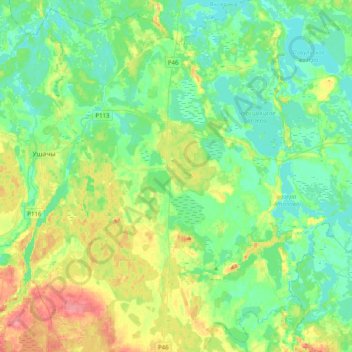 Сорочинский сельский Совет topographic map, elevation, terrain