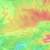 Saint-Marc-Jaumegarde topographic map, elevation, terrain