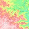 Nova Alvorada topographic map, elevation, terrain