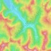 Hintersee topographic map, elevation, terrain