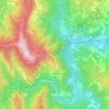 Zerba topographic map, elevation, terrain