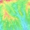 Mjesni odbor Mlinovi topographic map, elevation, terrain
