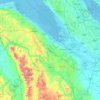 Flintshire topographic map, elevation, terrain