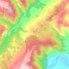 Cravanzana topographic map, elevation, terrain
