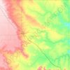 Garza County topographic map, elevation, terrain