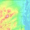 Clinton County topographic map, elevation, terrain