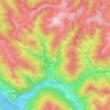 Radenthein topographic map, elevation, terrain