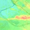 Jarn Yafour topographic map, elevation, terrain