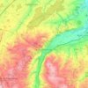 Kremsmünster topographic map, elevation, terrain