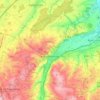 Kremsmünster topographic map, elevation, terrain