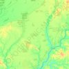 Departamento San Martín topographic map, elevation, terrain