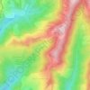 Вардане-Верино topographic map, elevation, terrain