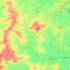 Moorslede topographic map, elevation, terrain
