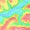 Marlach topographic map, elevation, terrain
