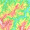 Boal topographic map, elevation, terrain