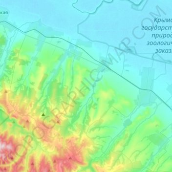 Кеслеровское сельское поселение topographic map, elevation, terrain
