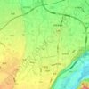 Bade District topographic map, elevation, terrain