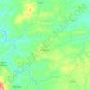 El Saucejo topographic map, elevation, terrain