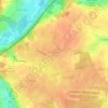 Champhol topographic map, elevation, terrain