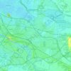 Bremen-Ost topographic map, elevation, terrain