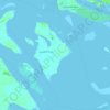 Al Fteysi Island topographic map, elevation, terrain