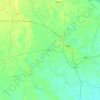 Rangpur Sadar Upazila topographic map, elevation, terrain