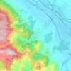 Supino topographic map, elevation, terrain