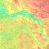 Sērenes pagasts topographic map, elevation, terrain