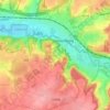 Geuldal topographic map, elevation, terrain