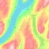 Town of Wayne topographic map, elevation, terrain