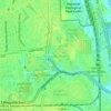 Nizamuddin topographic map, elevation, terrain