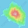 Socorro Island topographic map, elevation, terrain