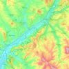 Val-au-Perche topographic map, elevation, terrain