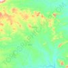 Santa Cruz topographic map, elevation, terrain