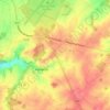 Piétrebais topographic map, elevation, terrain