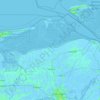 Het Hogeland topographic map, elevation, terrain