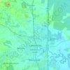 Caboolture topographic map, elevation, terrain