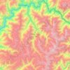 Darwaz-e Pa'in topographic map, elevation, terrain