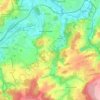 Aiseau-Presles topographic map, elevation, terrain