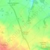 Le Boullay-Mivoye topographic map, elevation, terrain