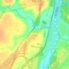 Городня topographic map, elevation, terrain