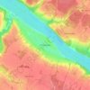 сельское поселение Песочное topographic map, elevation, terrain