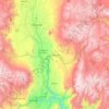 Salcedo topographic map, elevation, terrain