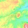 Nuoro topographic map, elevation, terrain