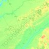 Saladas topographic map, elevation, terrain