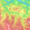 Gohrisch topographic map, elevation, terrain