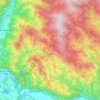 Diex topographic map, elevation, terrain