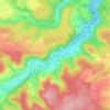Braunsen topographic map, elevation, terrain