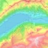 Brienz topographic map, elevation, terrain