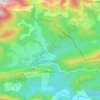 Collongues topographic map, elevation, terrain